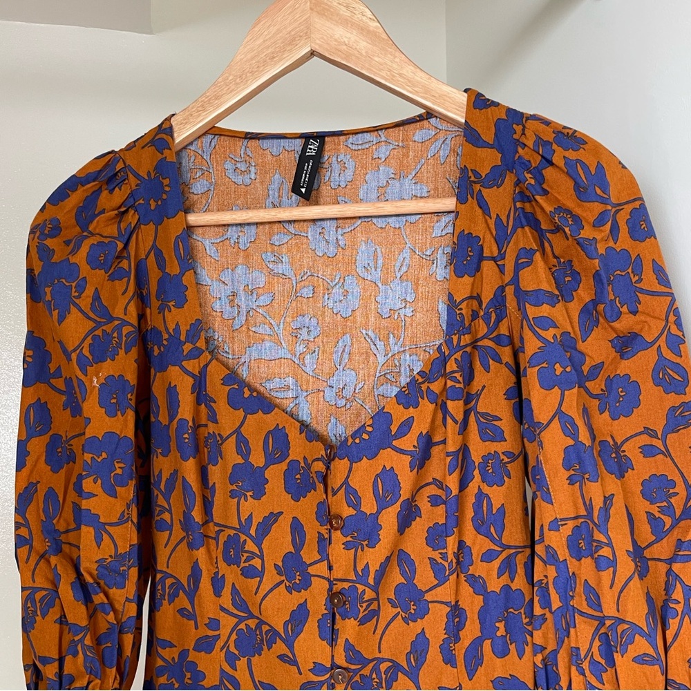 Zara floral dress